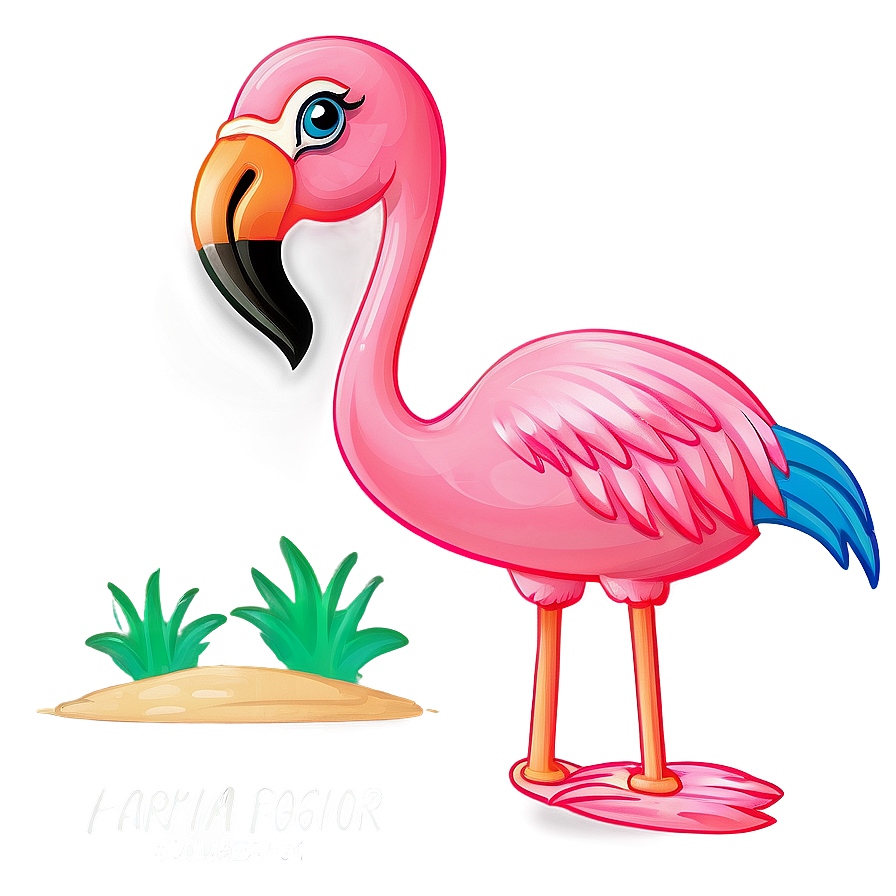 Cartoon Flamingo Family Png Tqq74 PNG Image