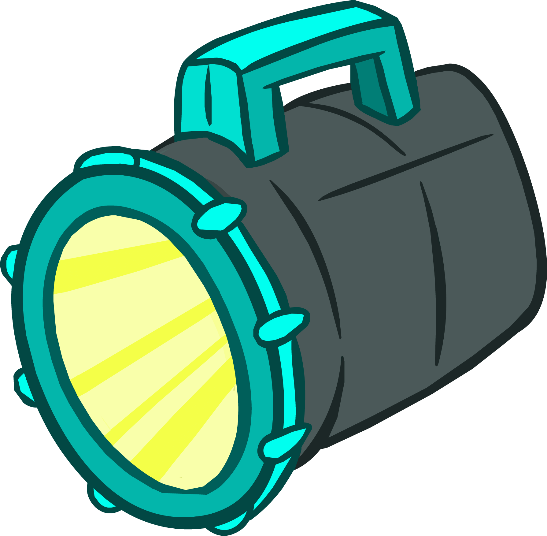 Cartoon Flashlight Illustration PNG Image