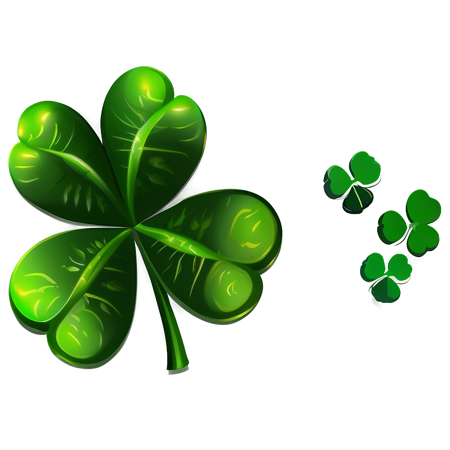 Cartoon Four Leaf Clover Png Enr77 PNG Image