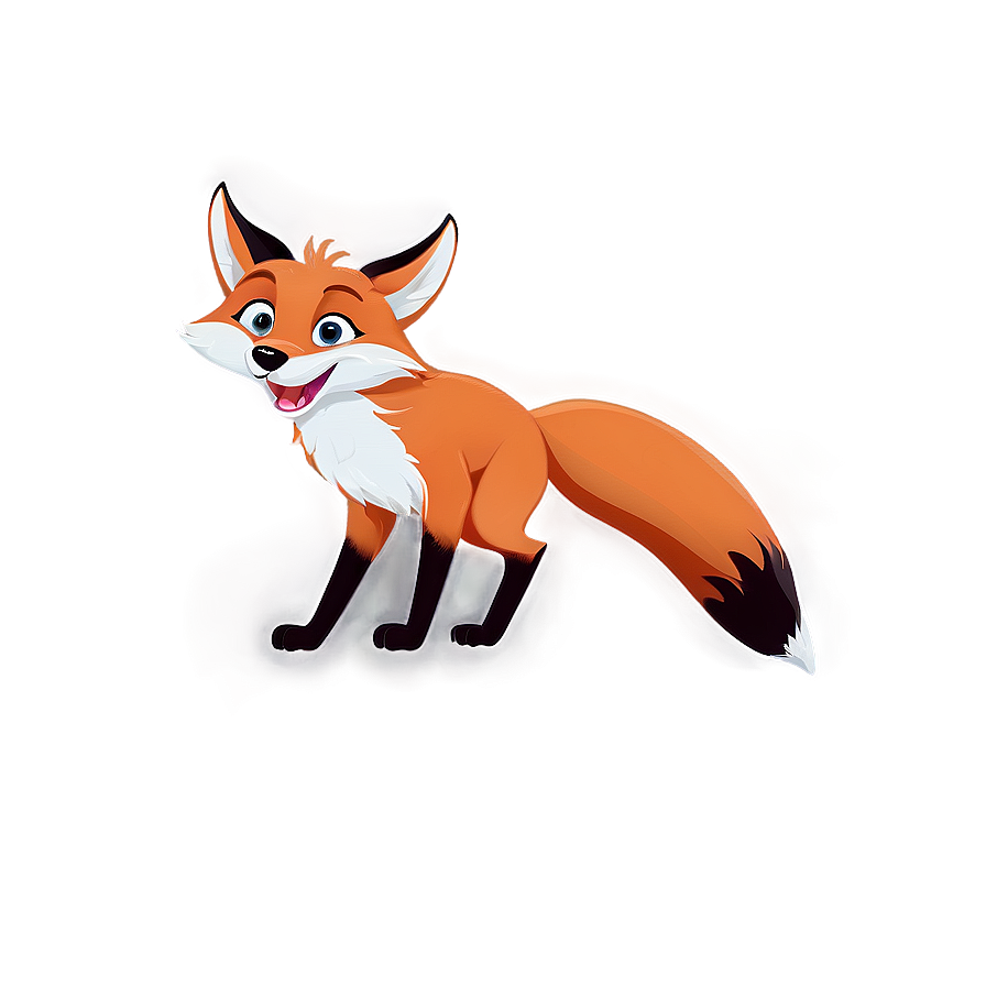 Cartoon Fox Character Png Tev87 PNG Image