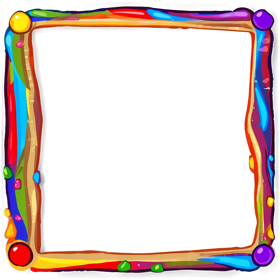 Cartoon Frame Png Ihy PNG Image