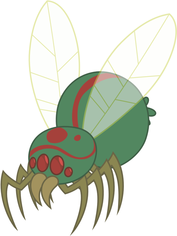 Cartoon Fruit Fly Illustration PNG Image