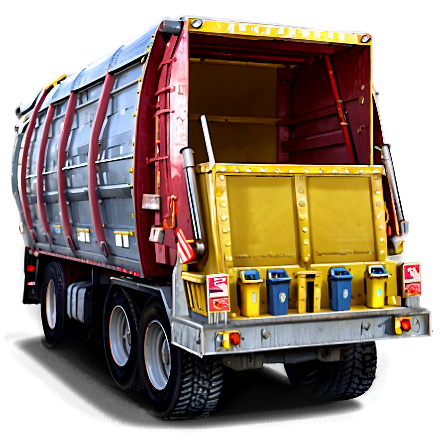 Cartoon Garbage Truck Png Oup88 PNG Image