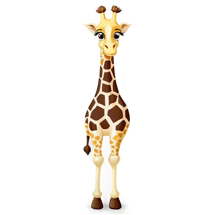 Cartoon Giraffe Family Png Kdn PNG Image