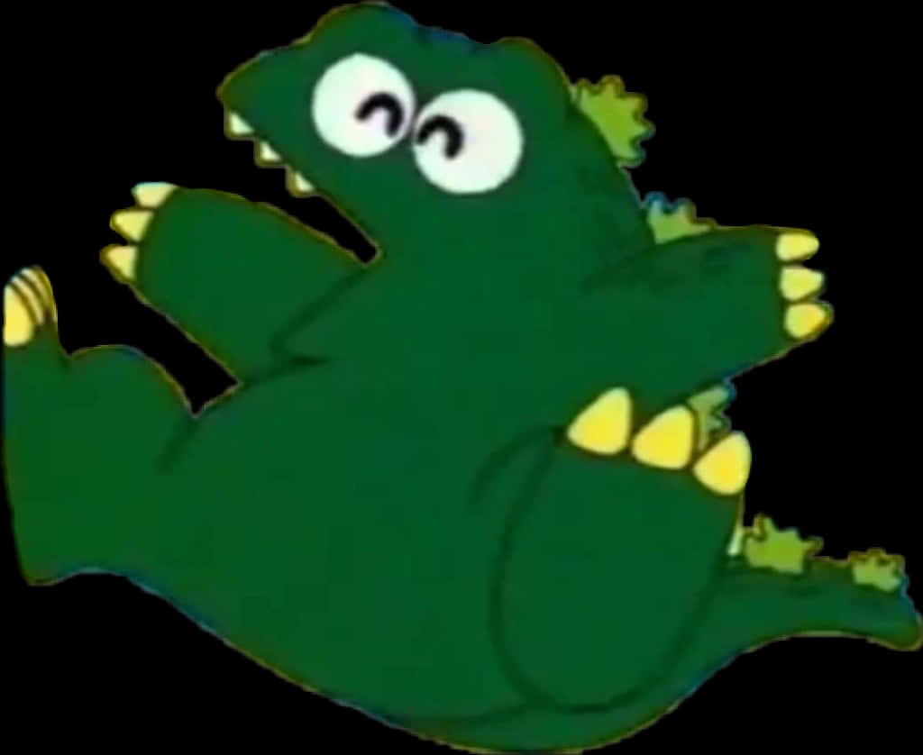 Cartoon Godzilla Parody PNG Image