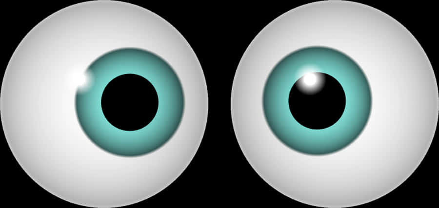 Cartoon Googly Eyes Vector PNG Image