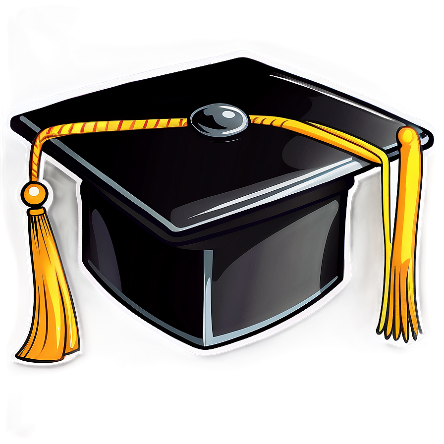 Cartoon Graduation Cap Clipart 34 PNG Image