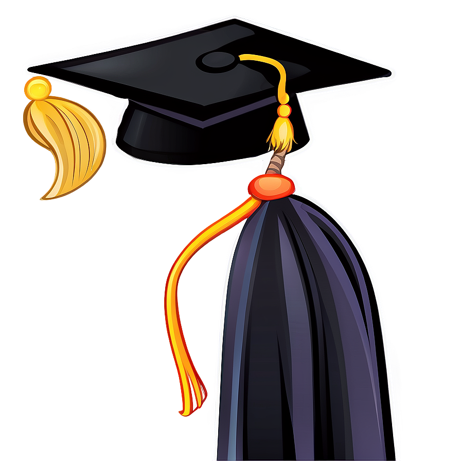 Cartoon Graduation Cap Clipart Isd95 PNG Image