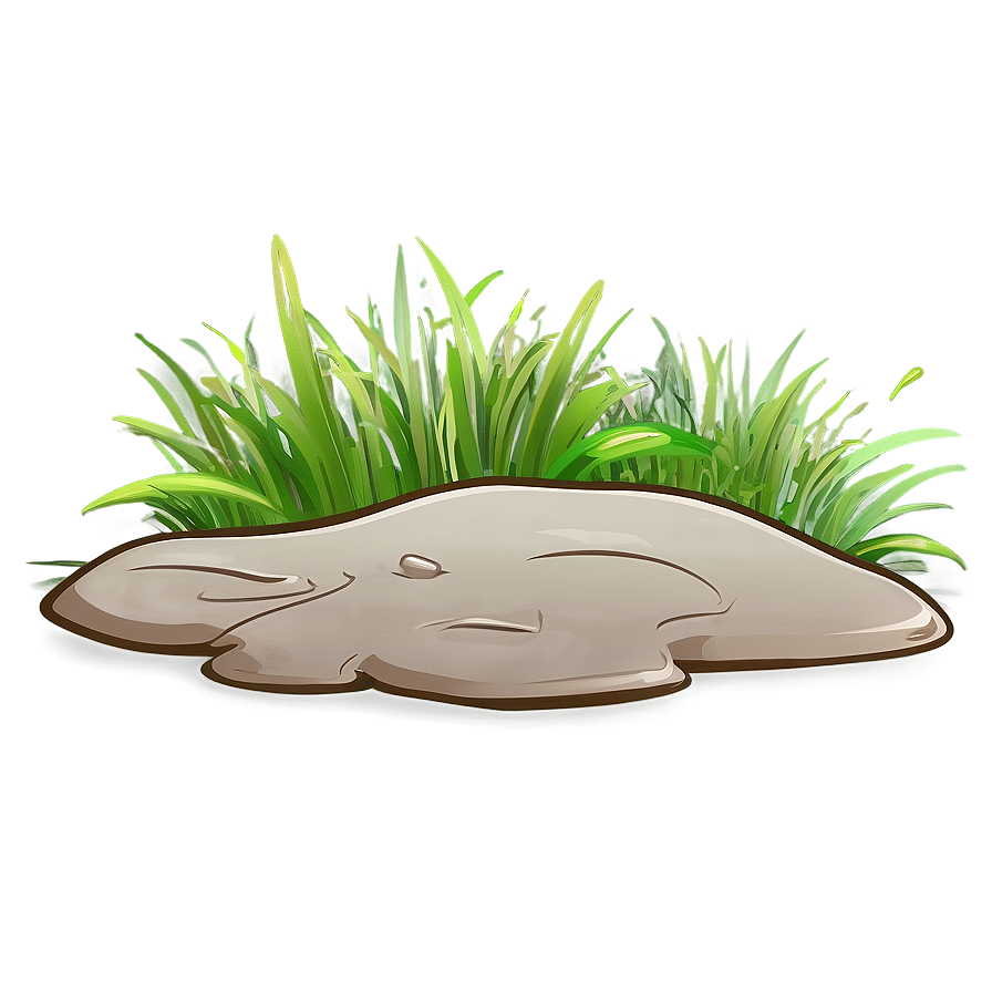 Cartoon Grass For Landscape Png 06122024 PNG Image