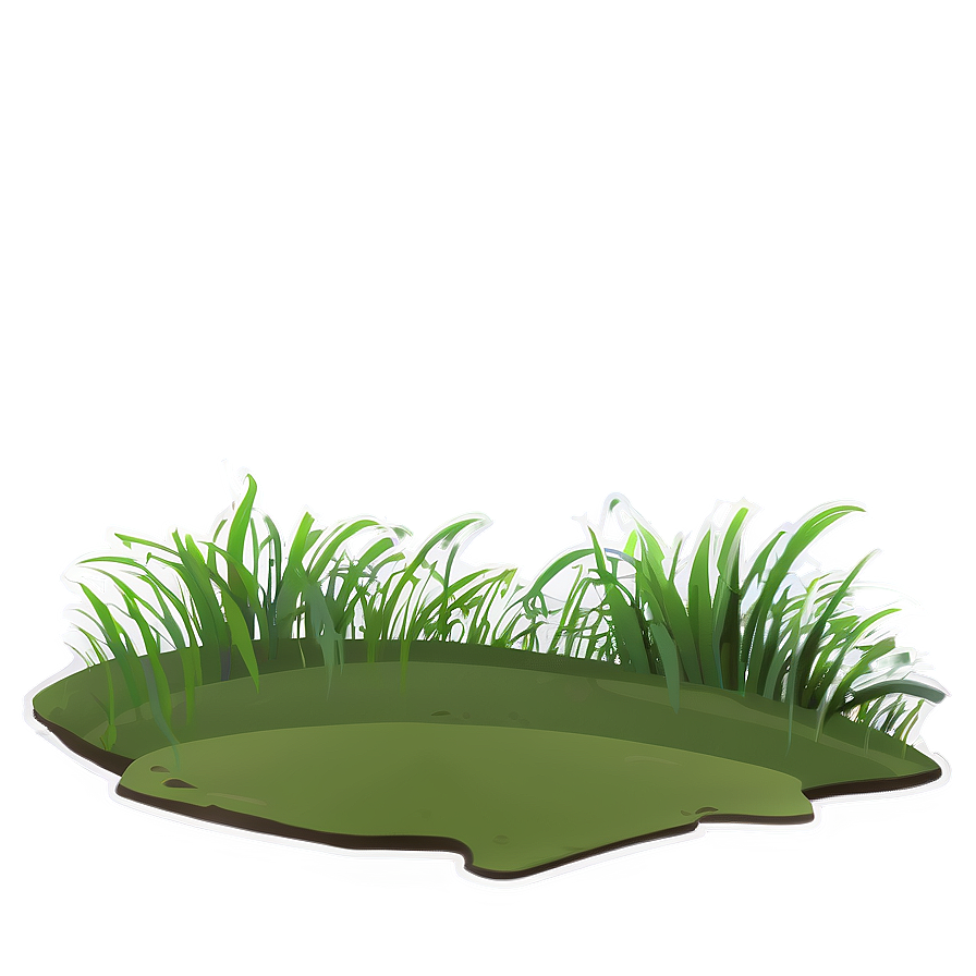 Cartoon Grass Hill Png 06122024 PNG Image