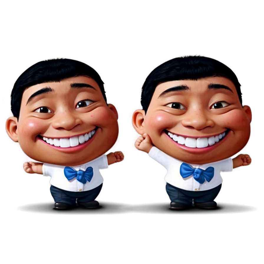 Cartoon Grin Expression Png Thj PNG Image