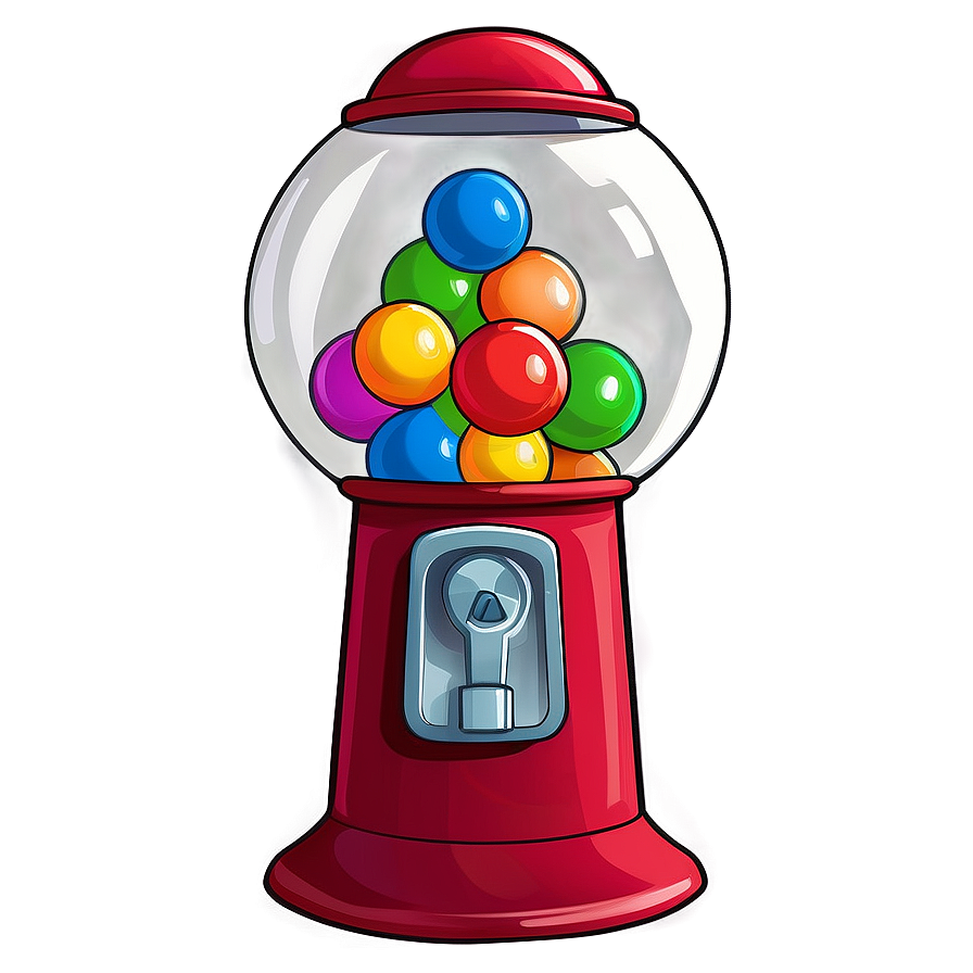 Cartoon Gumball Machine Png Gtp PNG Image