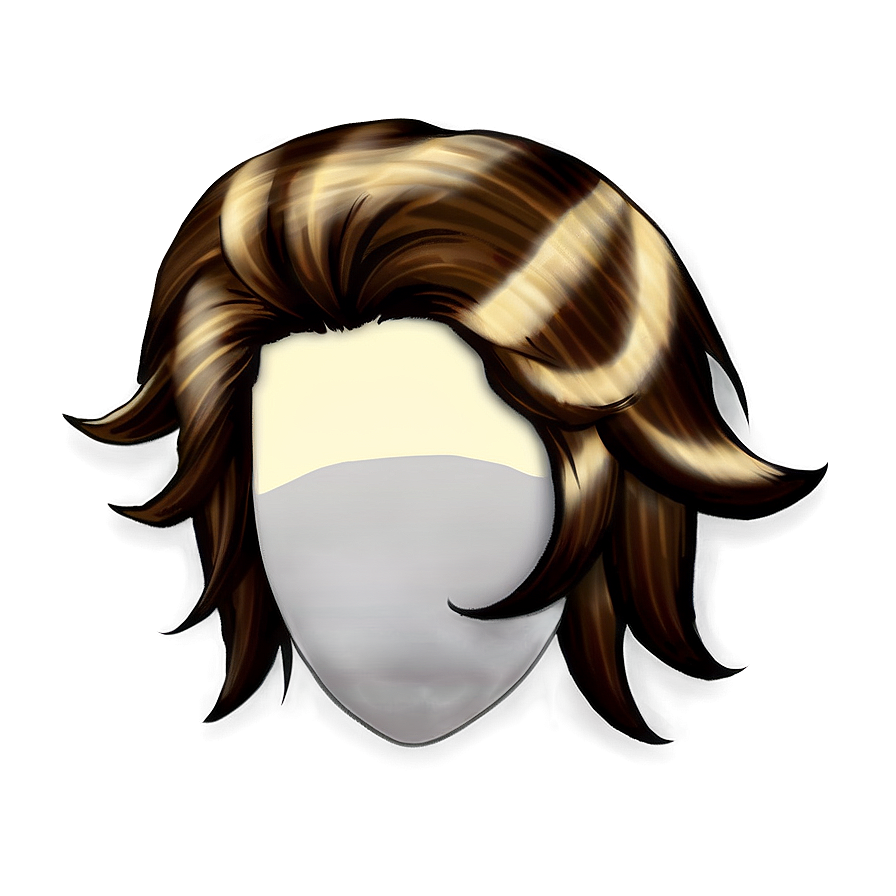 Cartoon Hair B PNG Image