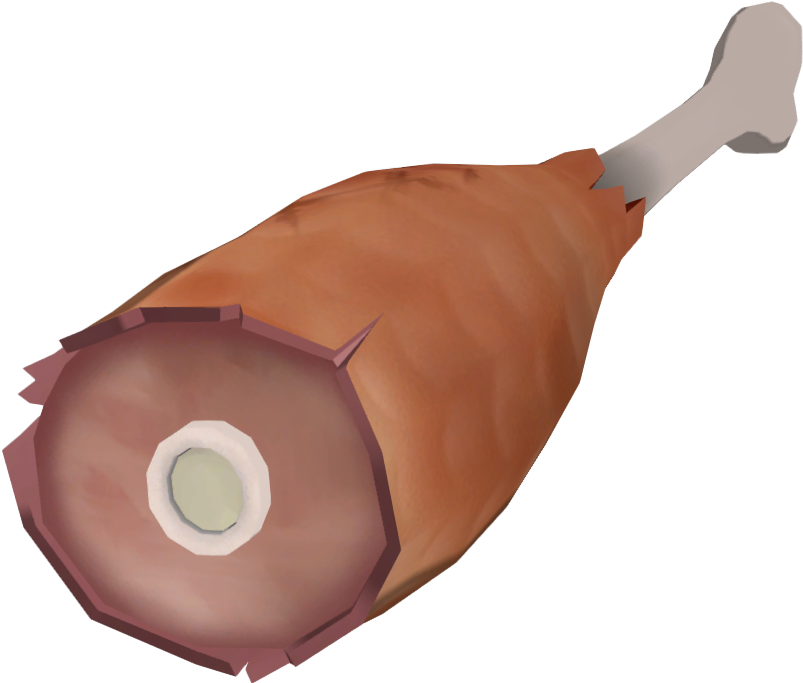 Cartoon Ham Leg PNG Image