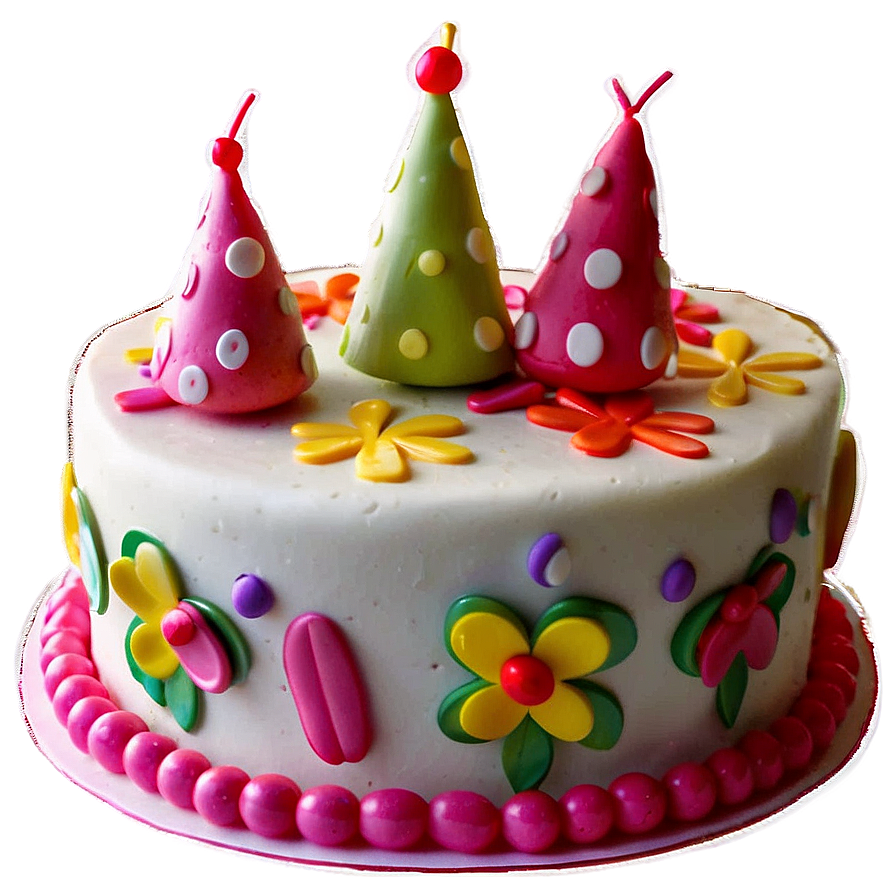 Cartoon Happy Birthday Cake Topper Png Siq PNG Image