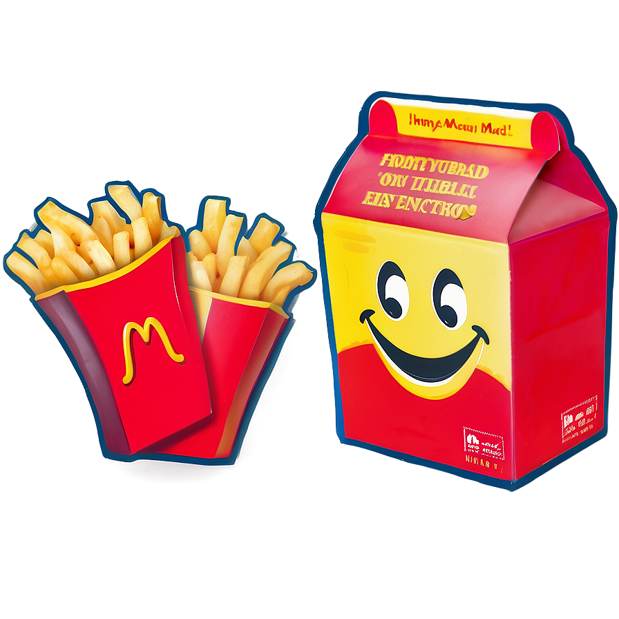 Cartoon Happy Meal Box Png 90 PNG Image