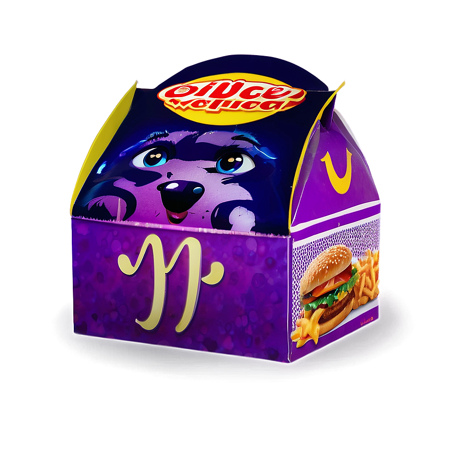 Cartoon Happy Meal Box Png Fpw PNG Image