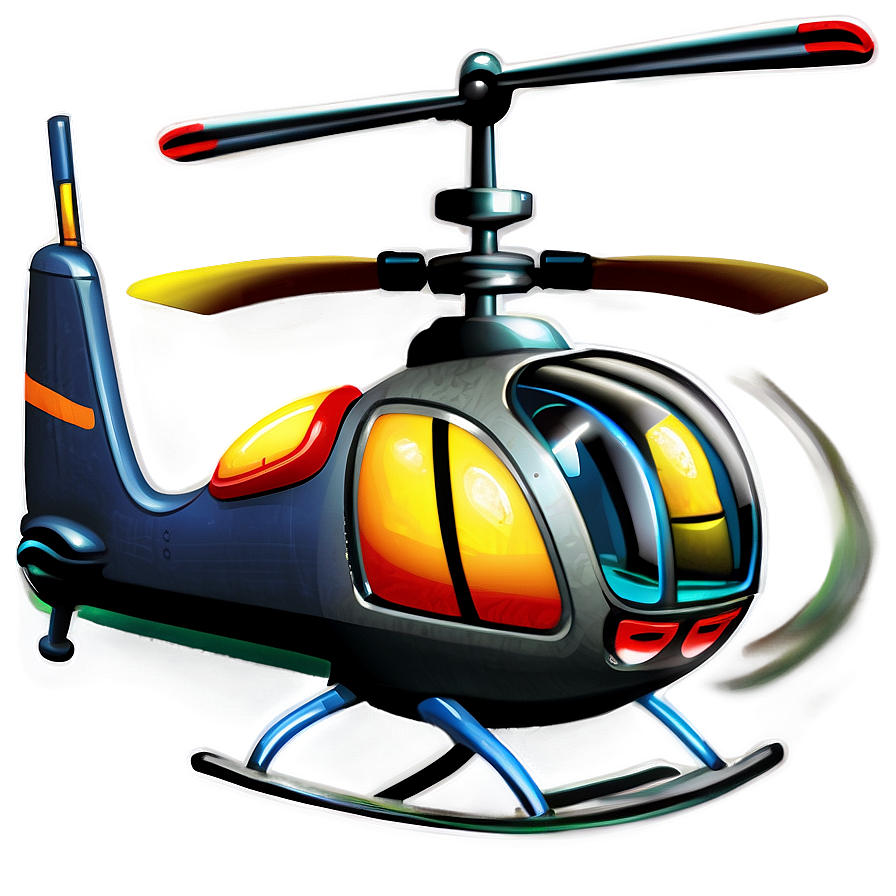 Cartoon Helicopter Png 05212024 PNG Image