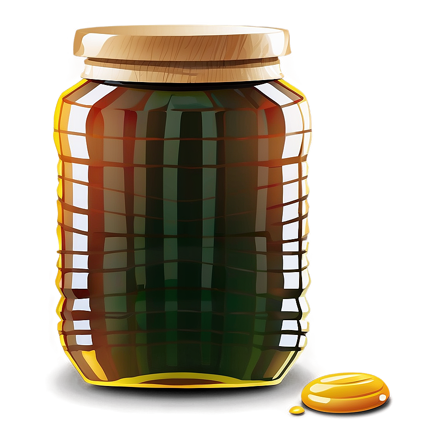 Cartoon Honey Jar Png 06212024 PNG Image