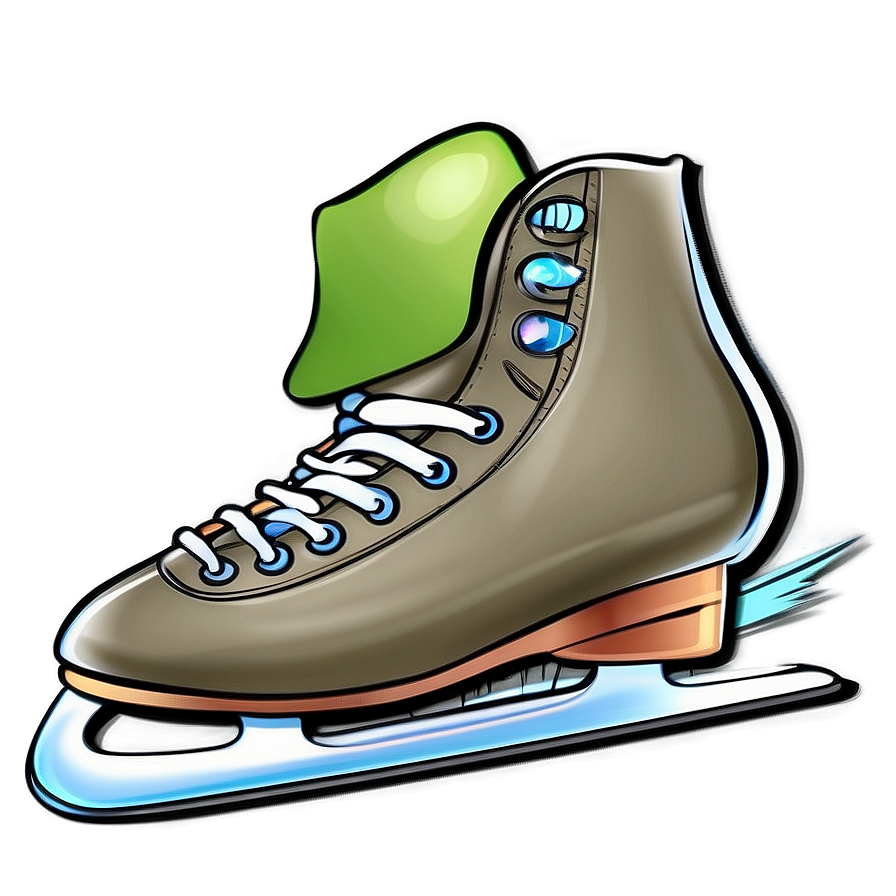 Cartoon Ice Skates Png 15 PNG Image