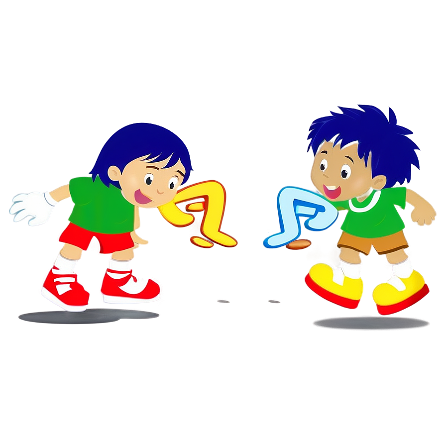 Cartoon Kids Playing Png Aiy37 PNG Image