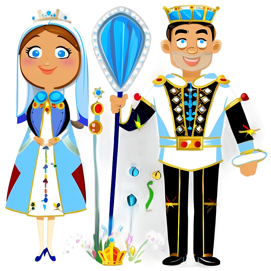 Cartoon King And Queen Png 64 PNG Image