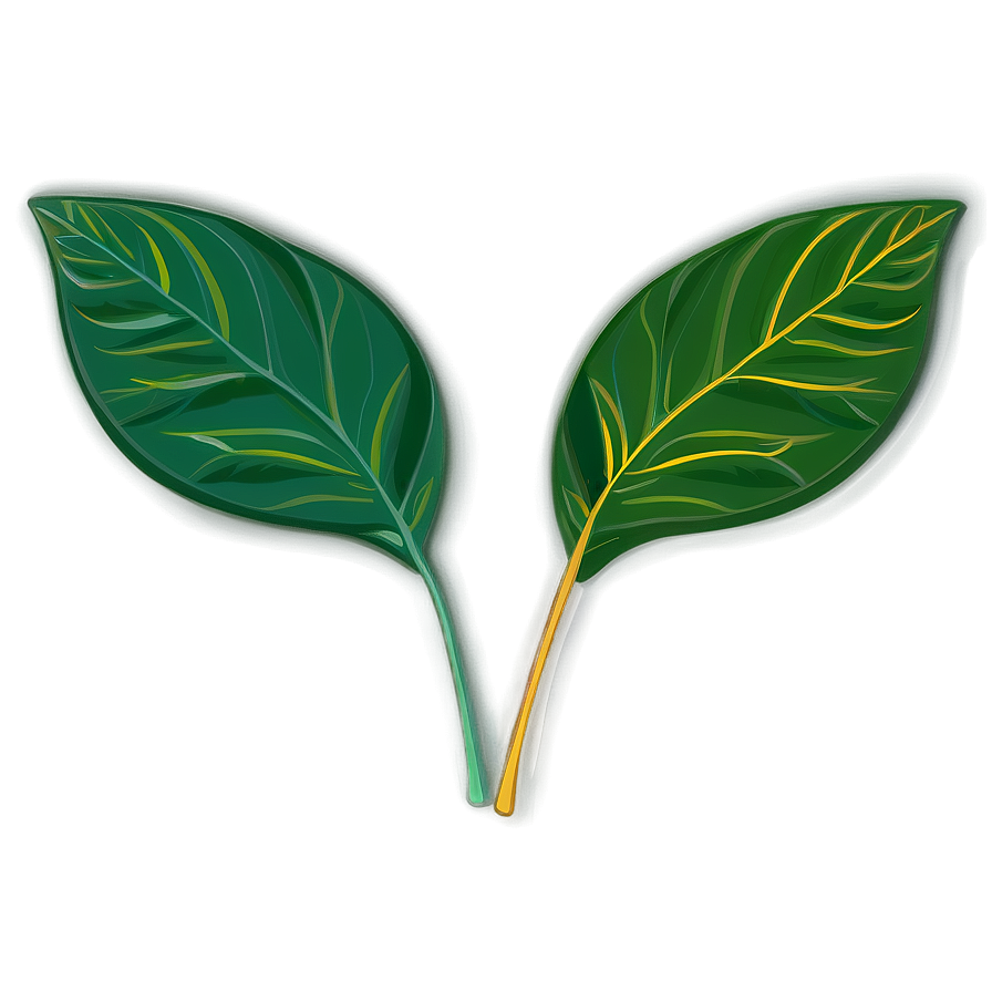 Cartoon Leaves Png Mso52 PNG Image