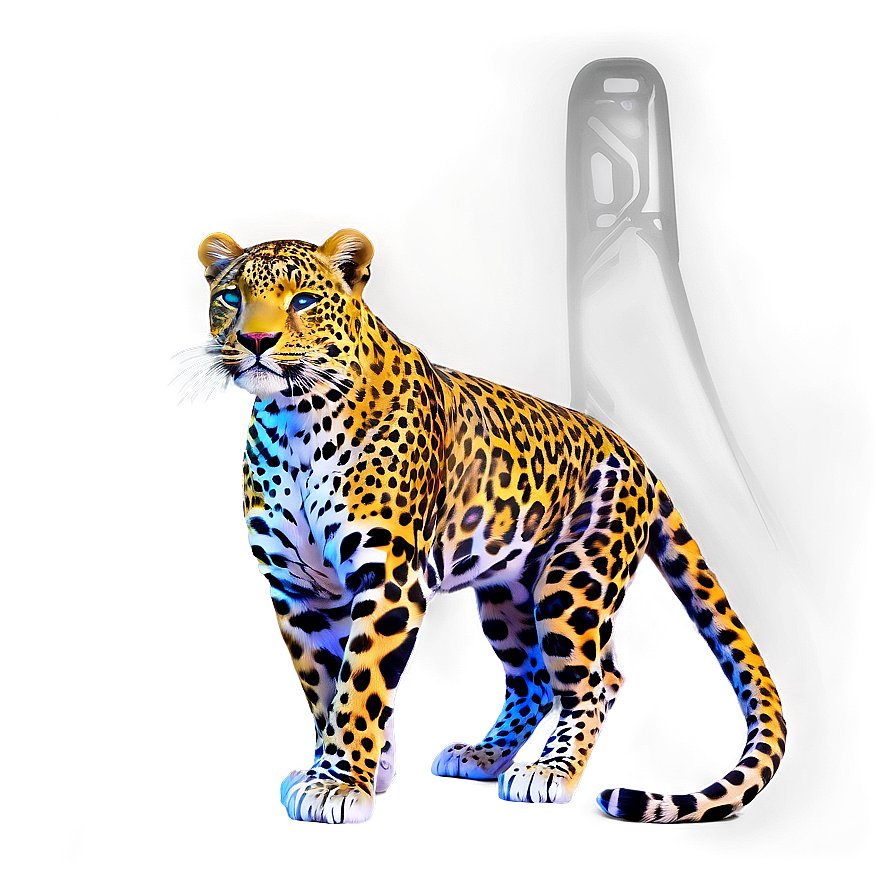 Cartoon Leopard Character Png Aur70 PNG Image