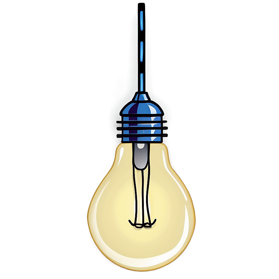 Cartoon Light Bulb Png Qgo28 PNG Image