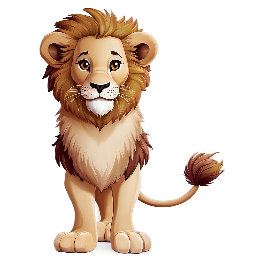 Cartoon Lion Cute Png Yye PNG Image