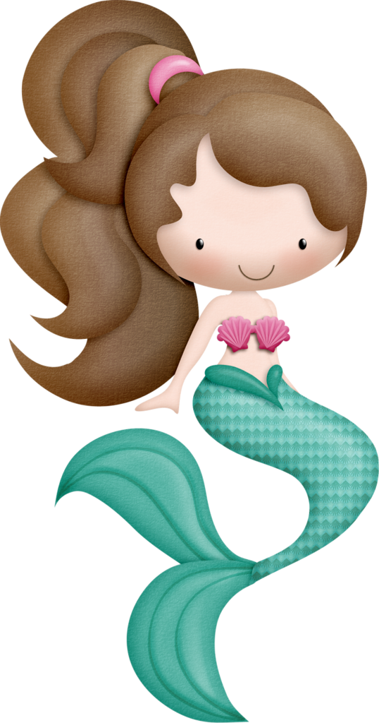 Cartoon Mermaid Illustration PNG Image