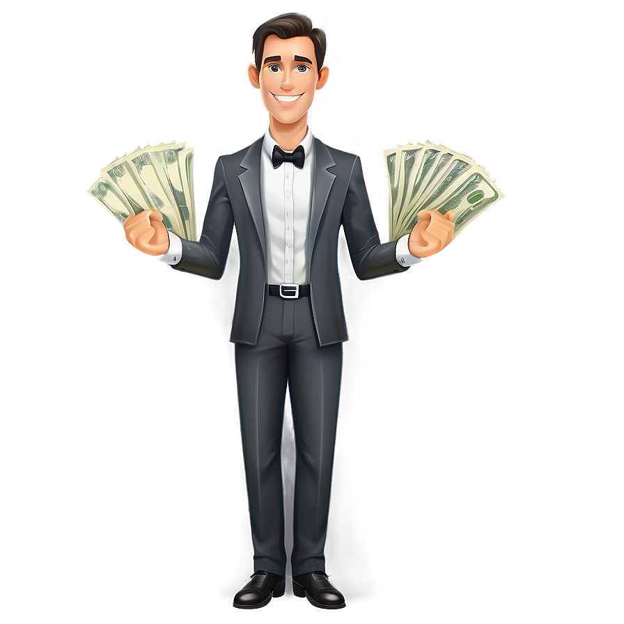 Cartoon Millionaire Money Png 45 PNG Image