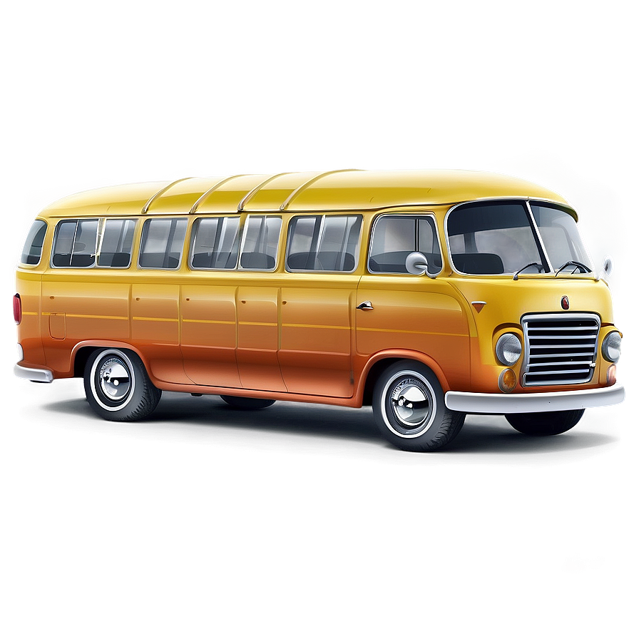 Cartoon Mini Bus Png Iqu PNG Image