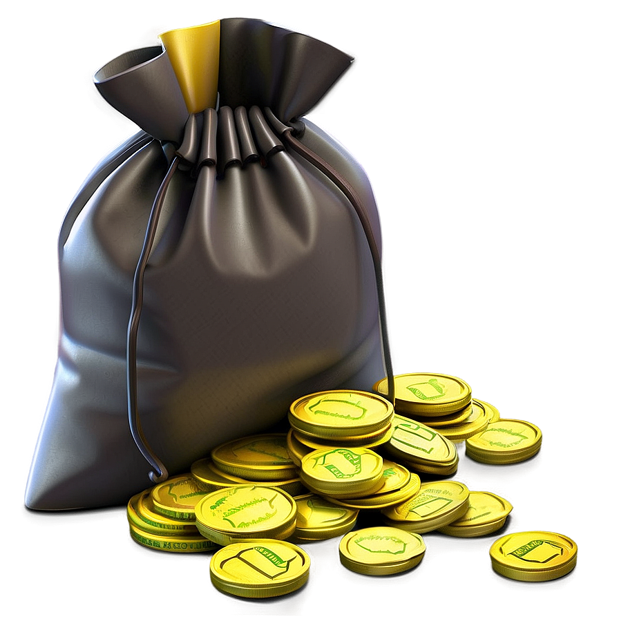 Cartoon Money Bag Png Fcu80 PNG Image