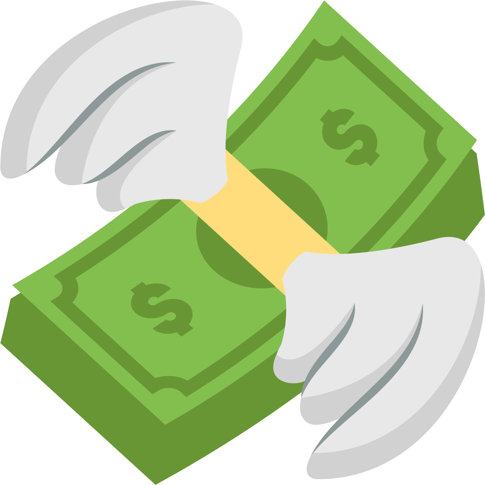 Cartoon Money Exchange PNG Image