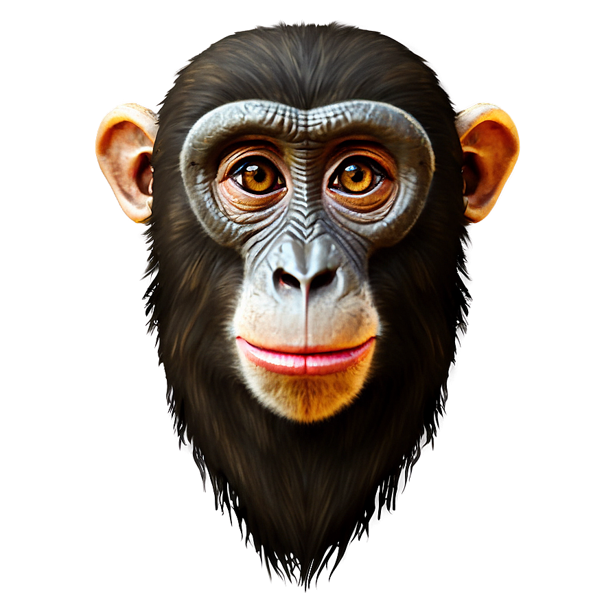 Cartoon Monkey Face Png 06272024 PNG Image