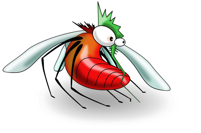 Cartoon Mosquito Crown Illustration PNG Image