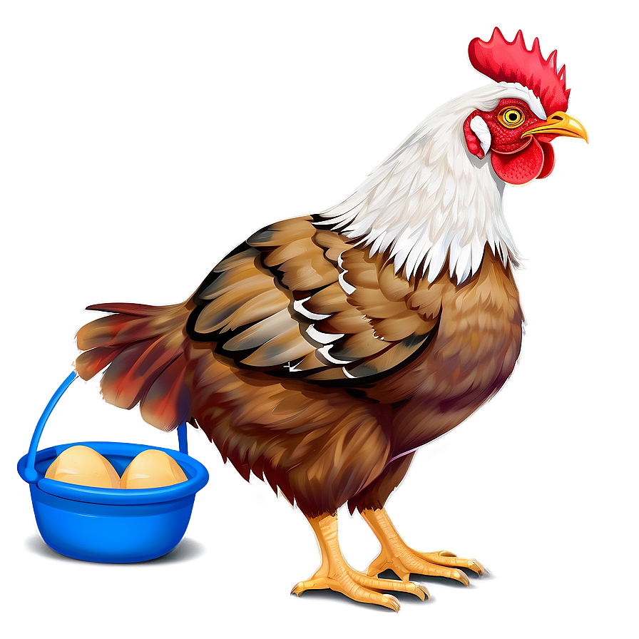 Cartoon Mother Hen Png Kvv PNG Image