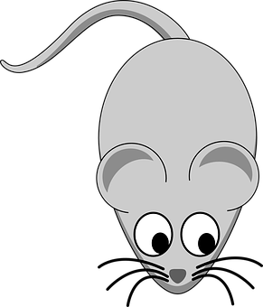 Cartoon Mouse Graphic PNG Image