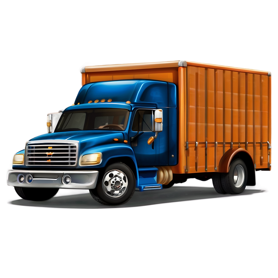 Cartoon Moving Truck Png Uyp PNG Image