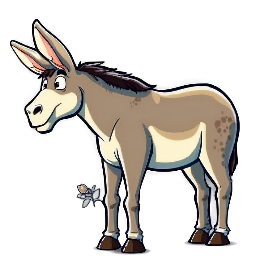 Cartoon Mule Character Png 06292024 PNG Image