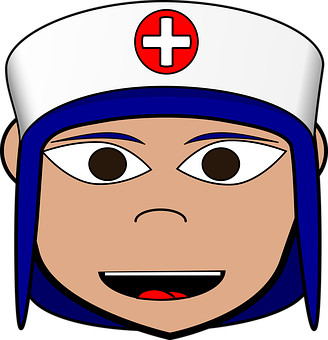 Cartoon Nurse Character PNG Image