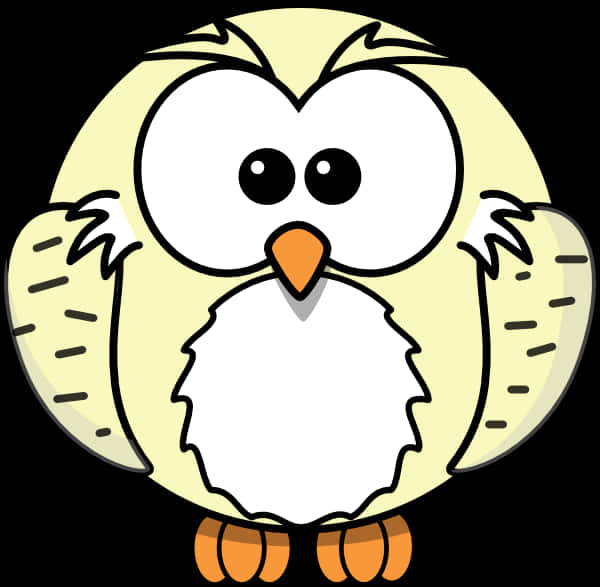 Cartoon Owl Illustration PNG Image