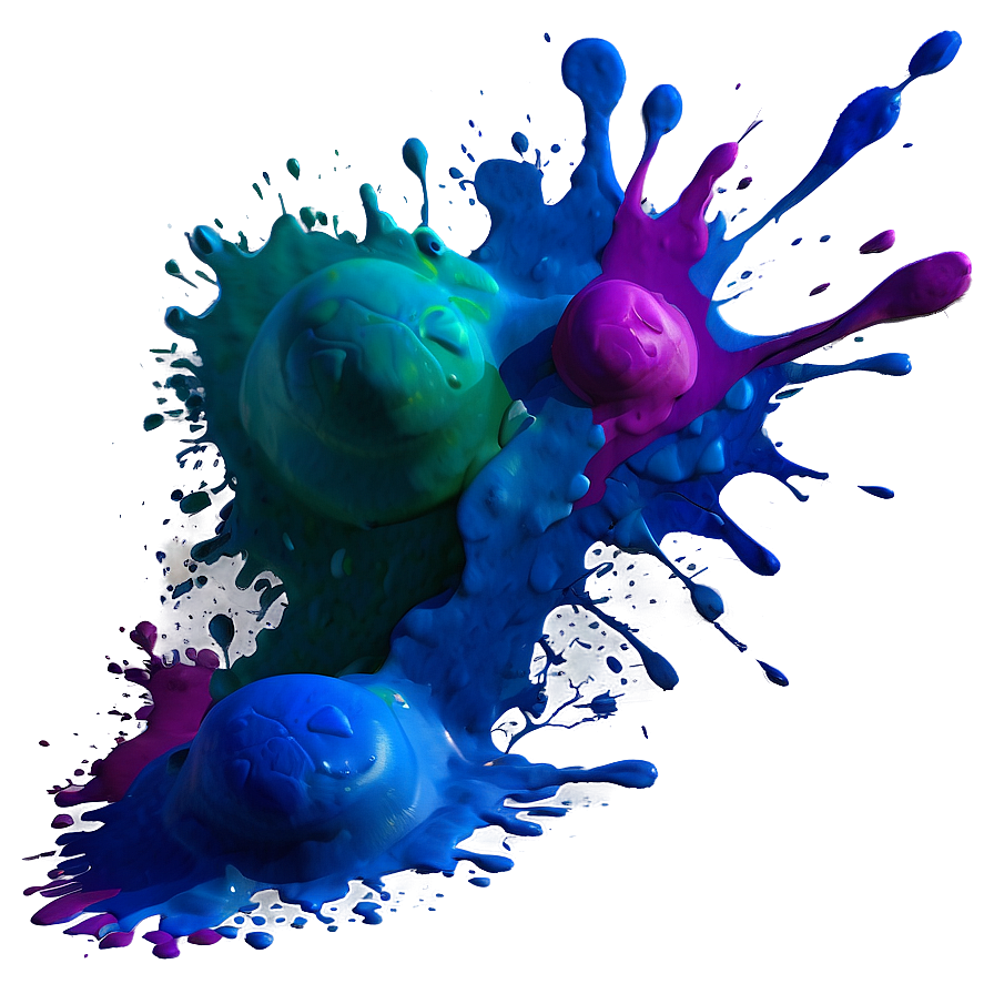 Cartoon Paint Splatter Png Ipk63 PNG Image