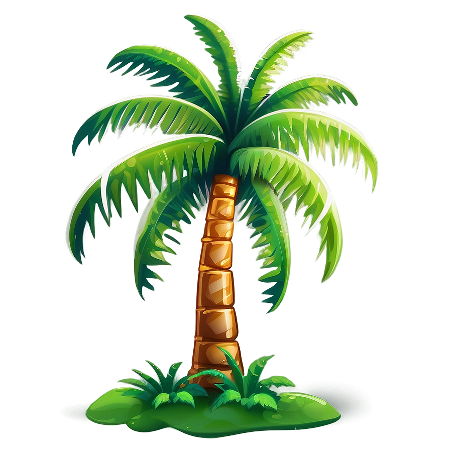 Cartoon Palm Tree For Kids Png 06212024 PNG Image