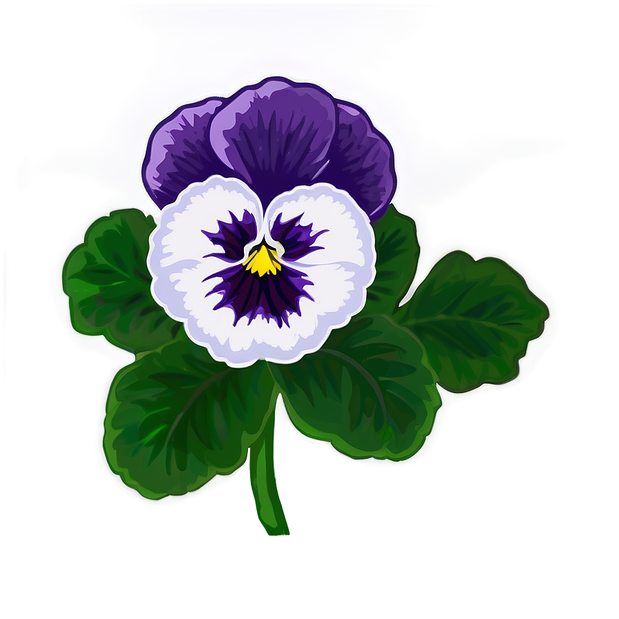 Cartoon Pansy Png 1 PNG Image