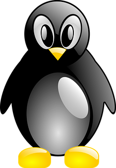 Cartoon Penguin Graphic PNG Image