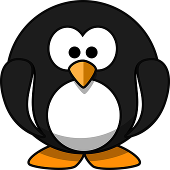 Cartoon Penguin Graphic PNG Image