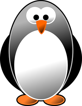 Cartoon Penguin Graphic PNG Image