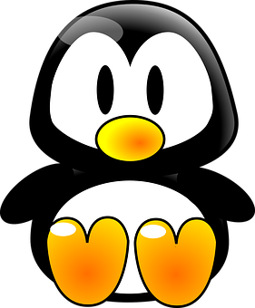 Cartoon Penguin Graphic PNG Image